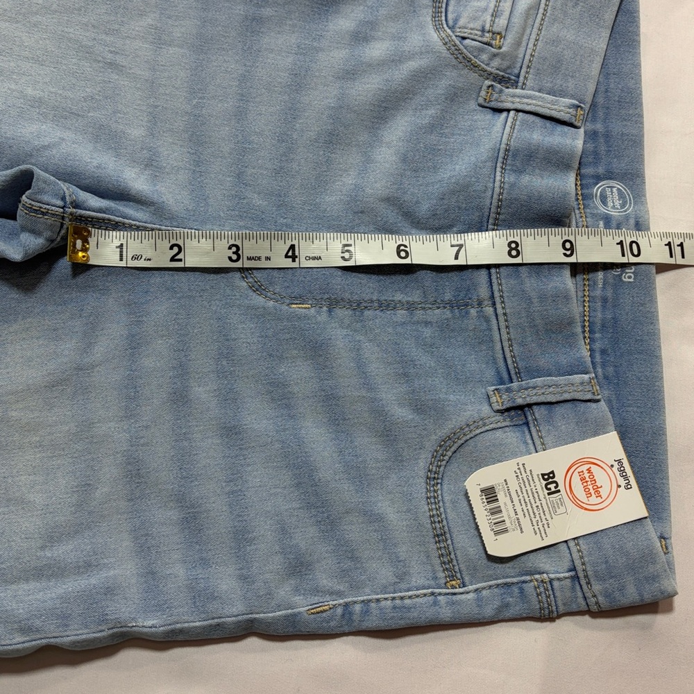 Wonder nations girls flare pull on jeans size 10/12 large - Picture 5 of 9